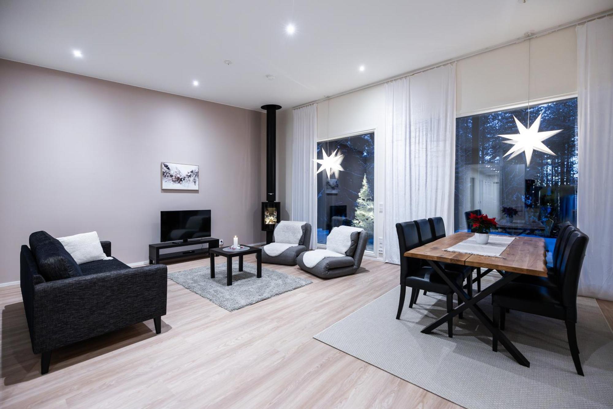 Brand New Arctic Snowstar Apartment 로바니에미 외부 사진